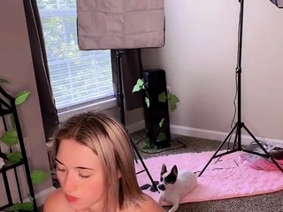 Big boobs milf masturbates with her dildo