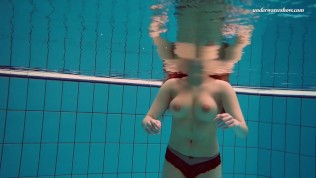 Underwater mermaid Vesta horny teen
