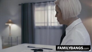 FamilyBangs.com ⭐ Evil Director Mastering a Innocent Red Pussy, Penny Pax, Helena Locke