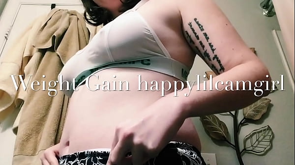 Whore Showing Off Her Bloated Body
