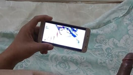 Masturbating in Madam Fatma’s panties with sexy big natural tits and hairy chubby pussy