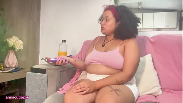 Fat Girl Massive Farts While Eating & Watching TV