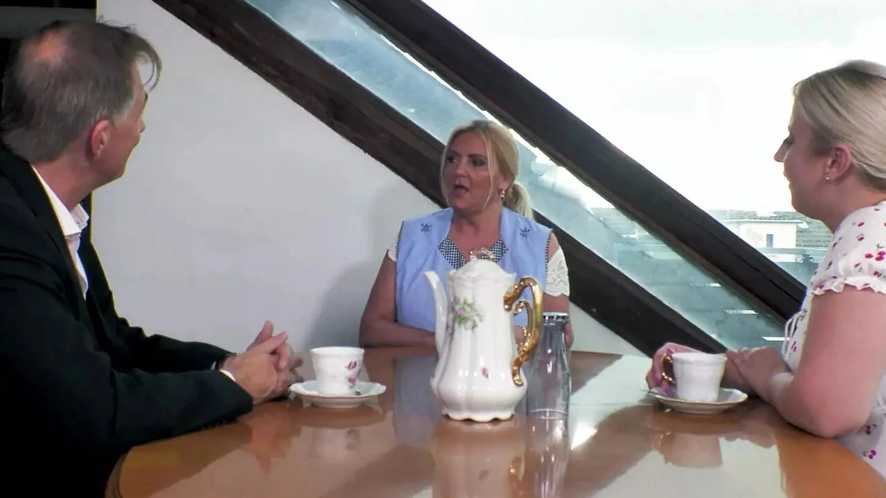 German swinger couple seduces big boobs mature housewife